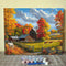 Tucocoo American Farm DIY Paint by Numbers Kits, Brushes and Acrylic Pigment on Canvas for Home Decor