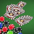 150 Pack Casino Theme Party Decorations Scratch Off Cards for Game Night with Golden Scratch Stickers.