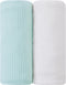 lasoftan Jersey Swaddle Blanket, Ultra Soft Stretchy Receiving Blanket, Baby Girl Newborn Rainbow