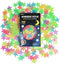 Glow in The Dark Stars and Moon Stickers for Ceiling - 200pcs 3D Luminous Adhesive Stars for Kids Bedroom Room Decor