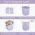 XUANGUO Rope Laundry Basket Hamper for Clothes Woven Storage Basket for Living Room Bedroom Boho Tall Rope Baskets