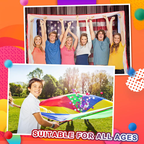 Wettarn 3 Set Team Building Games, Teamwork Group Learning Activities with Hole Tarp and Pipeline Kit