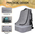 Backpack LARIPOP Car Seat Travel Bag for Airplane Gate Check Approved, Padded with Adjustable Straps, Reflective Strips