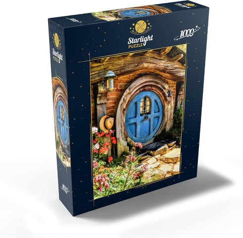 MyPuzzle Hobbit House in Hobbiton, New Zealand - Premium 1000 Piece Jigsaw Puzzle for Adults