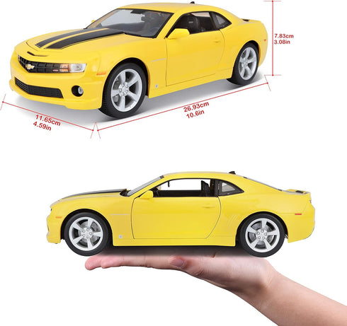 Maisto 1:18 Scale Diecast Vehicle 2010 Chevy Camaro SS RS (Colors May Vary)