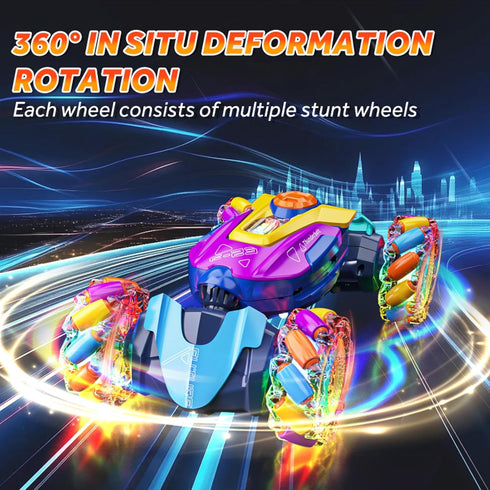 maxkes 6-8-12, 4WD 7 9 10 11 12 Gesture Sensing RC Stunt Car - Boys Toys Age Hand Controlled Remote Control Twist Car