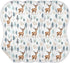 KEIGE 4Pcs Woodland Deer Burp Cloth,Unisex Large Absorbent Soft Cotton Muslin Burping Cloths