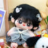 20cm CALEMBOU Plush Doll, Cotton Doll with Skeleton, Cute Anime Plushies Soft Stuffed Dress Up Doll, Kawaii Plush Toys