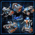 5-in-1 STEM Building Toys with LED Light, 604 PCS RC Tech Tank Robot Sleigh Gift for Kids Ages 6-12+