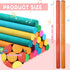 Yookeer 24 Pieces Wooden Rhythm Sticks for Kids, 12 Inch Lummi Sticks in 8 Colors, Musical Instruments for Preschool