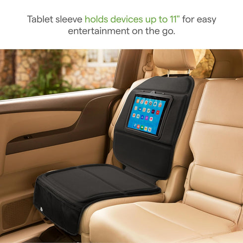 Munchkin Car Seat Cover with Tablet Holder for Under Baby Car Seats and Toddler Booster Seats, Elite Seat Guardian