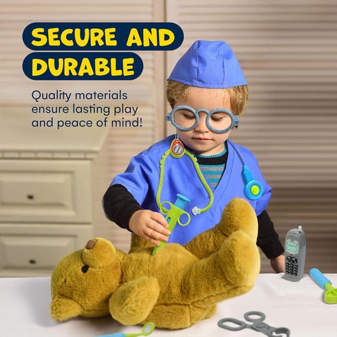 Playset Set Set Kidzlane Doctor Kit for Kids - Kids Doctor with Electronic Stethoscope - Kid Doctor Play - Pretend Play