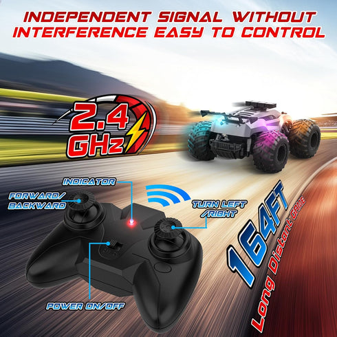 EpochAir 20km/h 1:18 2.4GHz 3 4 5 6 7 8 9 10-12 Remote Control Car - High Speed RC Cars Offroad with RBC &Headlights