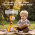 TUMAMA Dancing Talking Giraffe Toys, Mimicking Twisting Electronic Soft Plush Giraffe Toy with Record & Repeating What