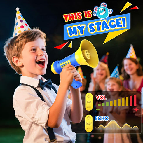 Windidi 3,4,5,7,8,9 Rechargeable Voice Changer for Kid, Mini Megaphone,Toys for Years Old Boy Girl Birthday Gifts