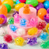 24 JOYIN Pcs Easter Prefilled Eggs with Mochi Squishy Toy, Squeeze Toy Fillers for Easter Egg Hunt, Basket Stuffers