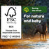 Pack (6 Packs 72) 432 99% Biodegradable Baby Wipes Natural Perfume of Pure Water Plastic Free Moist Newborn Diaper