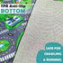 Mishareal Kids Play Mat, Super Soft Car Track Rug, ABC and Shapes Educational Playmat, Non-Slip City Road Traffic