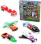 Popular Playthings Magnetic Vehicles for Toddlers 1-3, Mini Mix or Match Car
