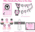 Pajama Glam Slumber Party Banner, Happy Birthday Glamour Girl Pennant Decorations