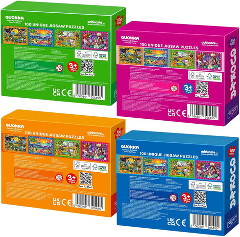 100 4-6 4 6-8 5-8 8-10 QUOKKA Piece Puzzles for Kids Ages - Jigsaw Puzzles for Kids Ages - Search and Find