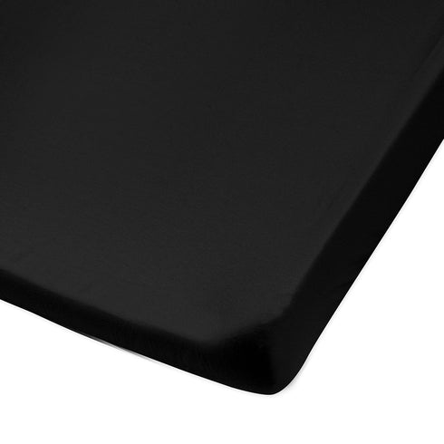 HonestBaby Boys Organic Cotton Changing Pad Cover, Black, One Size
