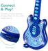 19in 8 Best Choice Products Kids Toy Guitar, Pretend Play Musical Instrument Toy for Toddlers w/Mic, Stand, Demo Songs