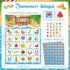 Liliful 35 Pcs Summer Bingo Games 24 Players Beach Party Bingo Cards Hawaii Party Games for Boys Girls Adults Family Classroom Activities Tropical Beach Luau Party Favors Supplies