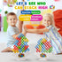 WOWNOVA 48PCS Tetra Tower - Fun Balance Stacking Building Blocks for Kids, Adults, and Family Game Night