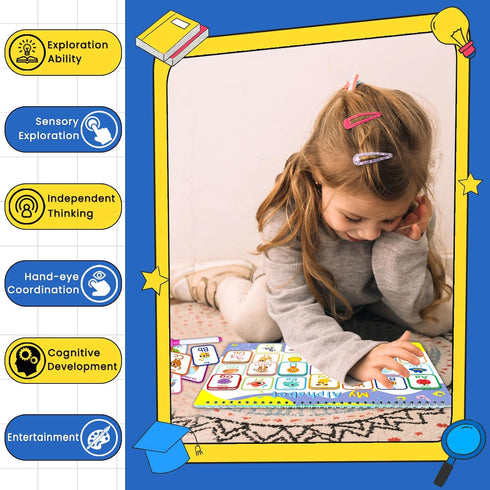 36 Theme Montessori Busy Book for Toddlers 3+, Preschool Learning Activities for Kids, Educational Tools for Autism
