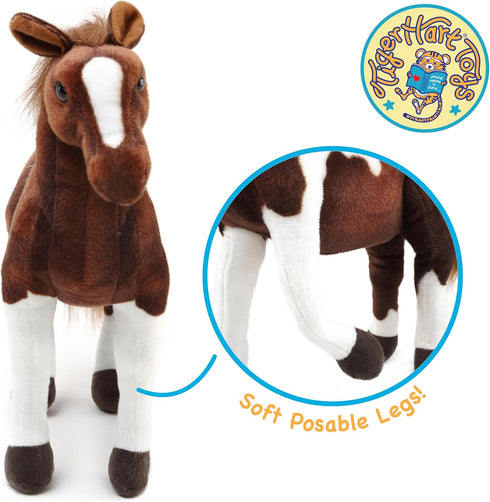 16 Inch TigerHart Hanna The Horse - Stuffed Animal Plush