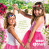 Flower Crown & Bracelet Making Kit for Kids, Crafts for Girls Ages 6-8, Birthday Gifts for DIY Hair Accessories
