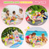 2026 1-3 3-8 Summer Upgraded Pink Stand Water Table for Toddlers - Outdoor Toys for Kids Ages with Pump, Outside