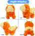 Hopearl Interactive Electronic Pet Plush Dinosaur - Walking Stegosaurus with Roaring and Moving Nodding Head for
