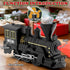 15-Piece Set Set 3-8 christmas tree train with Smoke, Sound & Lights - Fancy Track & Vintage Passenger Carriages