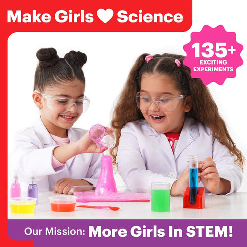 Doctor Jupiter Girls Science Kit for Kids Ages 8-14 | Birthday Gift Ideas | 6-8 Experiments, STEM Learning Toys