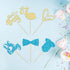 Gyufise 36 Pack Oh Baby Cupcake Toppers, It's a Boy Glitter Cake Picks for Baby Shower & Birthday Party Supplies