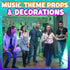 (Pack 12) 10-inch Inflatable Microphones for Parties - of Neon Colors Blow Up Microphone for Kids & Adults, Party