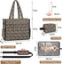 4Pcs Mommy IBFUN Diaper Bag Tote for Baby - Large Baby Bag with Waterproof Changing Pad Pacifier Case, Travel Hospital