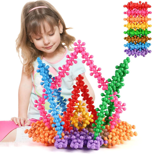 TOMYOU 200 Pieces Building Blocks - Kids STEM Toys Educational Discs Sets for Preschool Boys and Girls Aged 3+, Safe