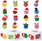 Haooryx Chirstmas Pickleball Sticker Rolls - 1000Pcs Colorful Pickleball Waterproof Vinyl Reusable