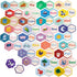 eeBoo Hexagon Puzzle Pairs, Simple Words, 33 Pairs for Pre-Reading Activity, Educational for Kids Ages 3+