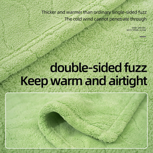 BESVIP 31X47 2-Pack Set Toddler Hooded Bath Towel Unisex Baby Bath Towels Absorbent Soft Boys Girls Bath Towel Bathrobe