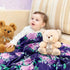 TANOFAR Minky Baby Blankets, Soft Toddler Blanket for Boys and Girls, Double Layer Crib Receiving Blanket, 30 x 40