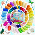 90 Air Dry Clay Colors, Modeling Clay for Kids, DIY Model Magic, Molding Clay Kit with Sculpting Tools, Non-Sticky Soft