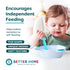Premium Silicone Baby Spoons - 6 Pack, Self Feeding Training Utensils for Infants & Toddlers, Dishwasher Safe