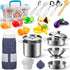 KODATEK Play Kitchen Accessories, Kids Kitchen Pretend Play Toys, Kitchen Set with