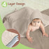 100% 32x32 Inch 2 Pack Organic Cotton Muslin Baby Hooded Towels Soft & Absorbent Hooded Baby Towels For Boys & Girls