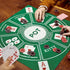 Rummy 24" 24" Rummy, Rummy 30+ 2-9 MBGBrybelly Royal Play Mat - x Green Felt Mat - Classic Family Casino Card Games