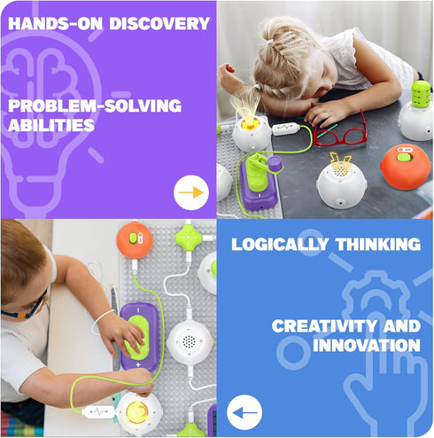 150 14 3 4 5 6 7 8 9 10 11 12 Science Kits for Kids - STEM Kits for Kids, Electronics Exploration Kit, Over Projects